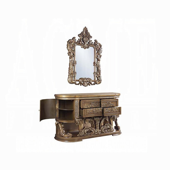 ACME Brown Gold Finish Constantine Server