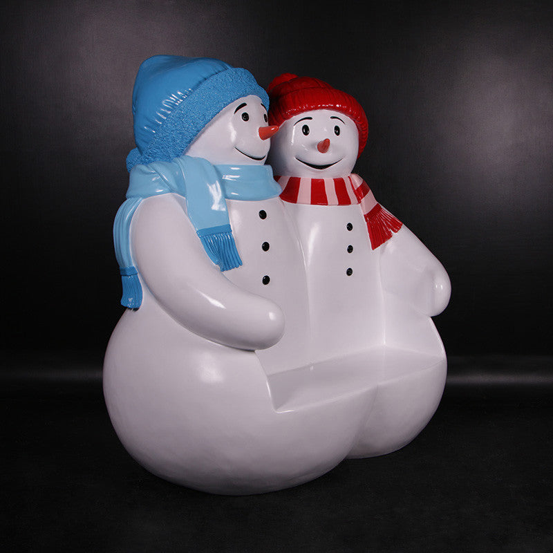 AFD Home Snowman Bench