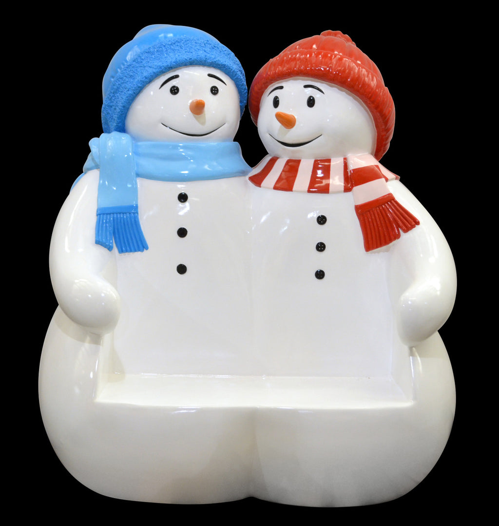 AFD Home Snowman Bench