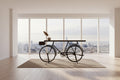 AFD Home Mountain Blacksmith Authentic Bicycle Console Bar Counter Vintage 80 Inches