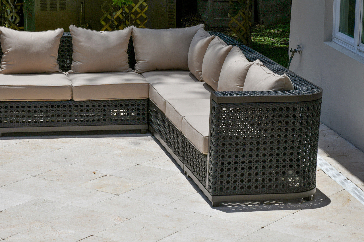 AFD Home Monterey Outdoor Corner Seater