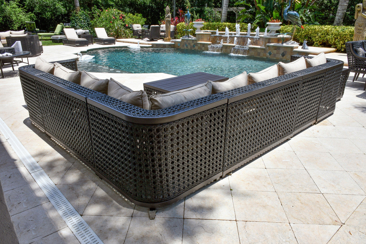 AFD Home Monterey Outdoor Corner Seater