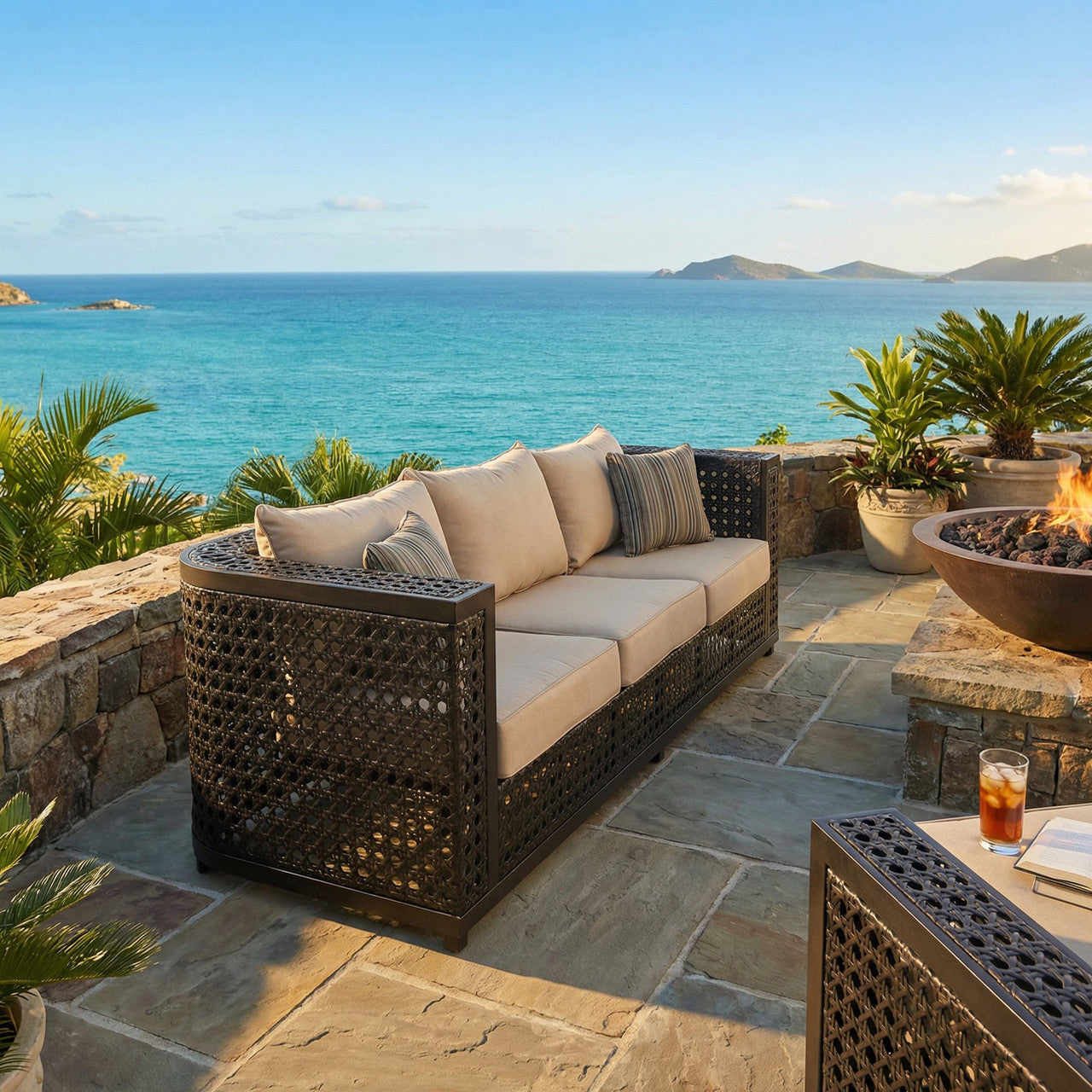 AFD Home Monterey Outdoor Sofa