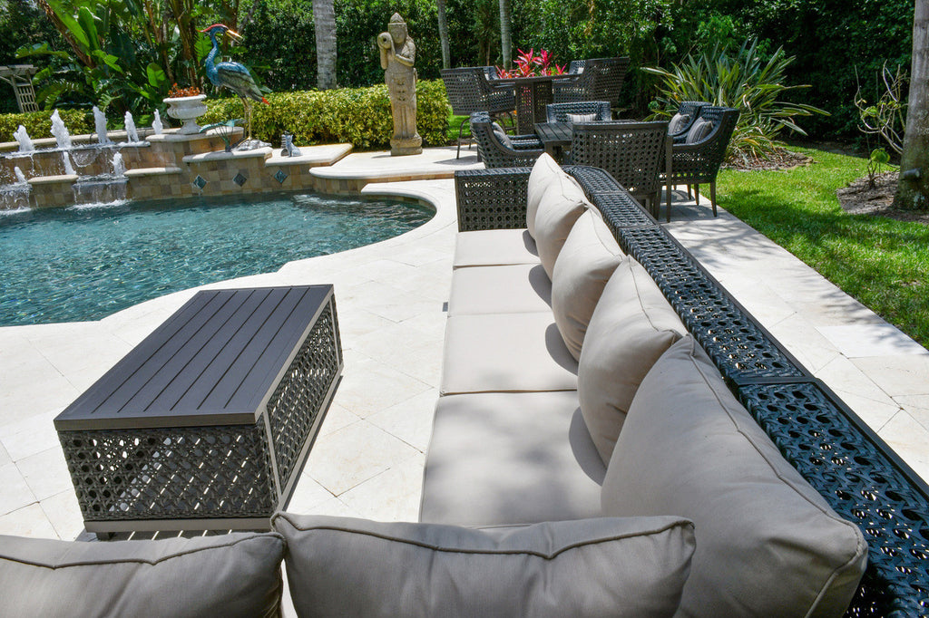 AFD Home Monterey Ultimate Outdoor Sectional Set of 8 (KIT)