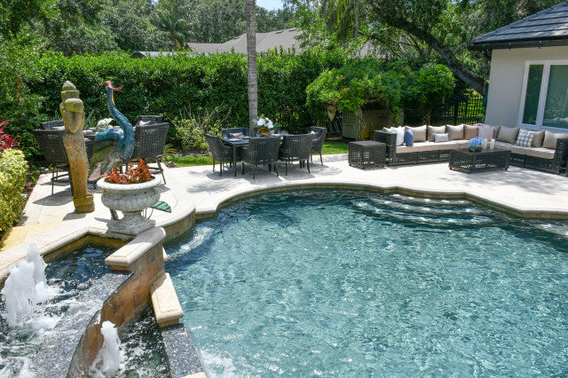 AFD Home Monterey Ultimate Outdoor Sectional Set of 8 (KIT)
