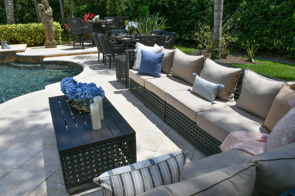 AFD Home Monterey Ultimate Outdoor Sectional Set of 8 (KIT)