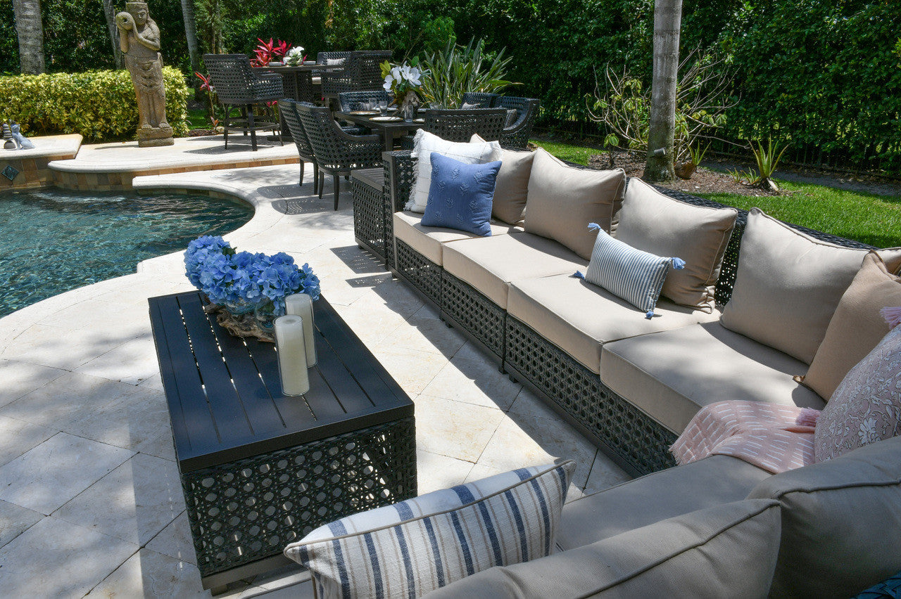 AFD Home Monterey Ultimate Outdoor Sectional Set of 8 (KIT)