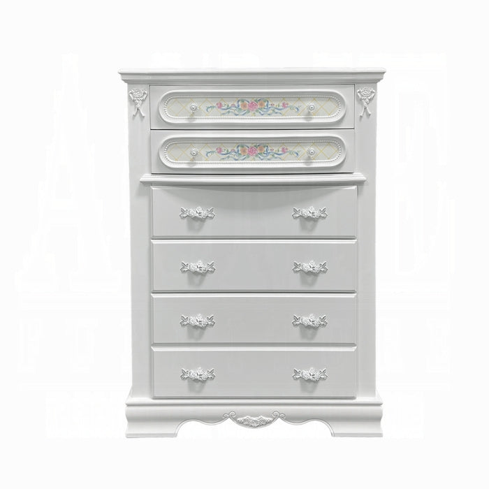 ACME White Flora Chest