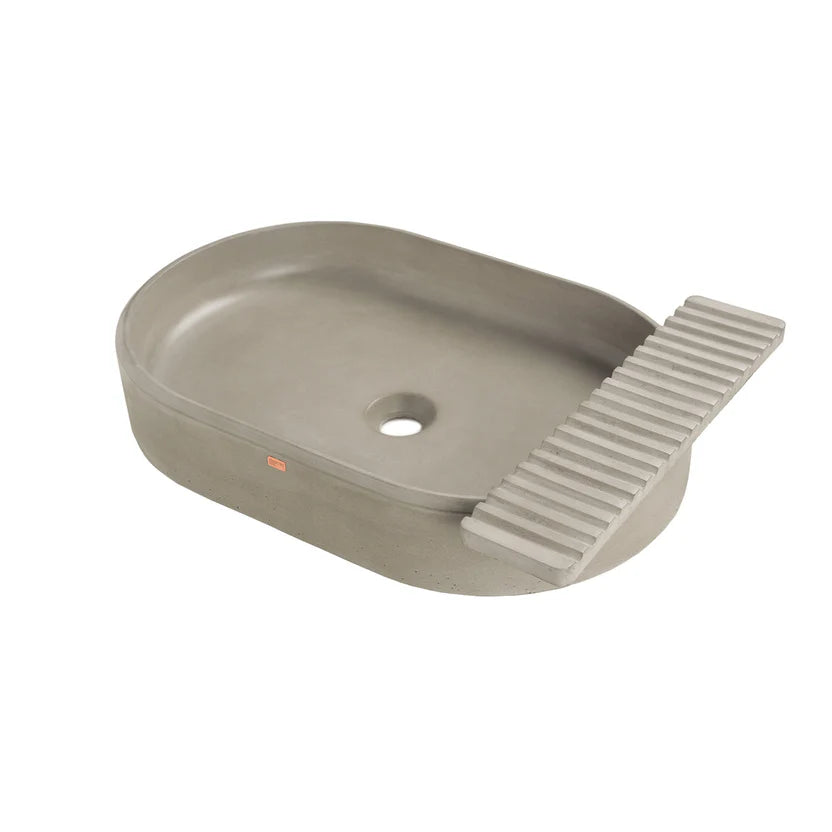 KONKRETUS Sink Ubud 02 – Handcrafted K2 Composite Concrete Sink