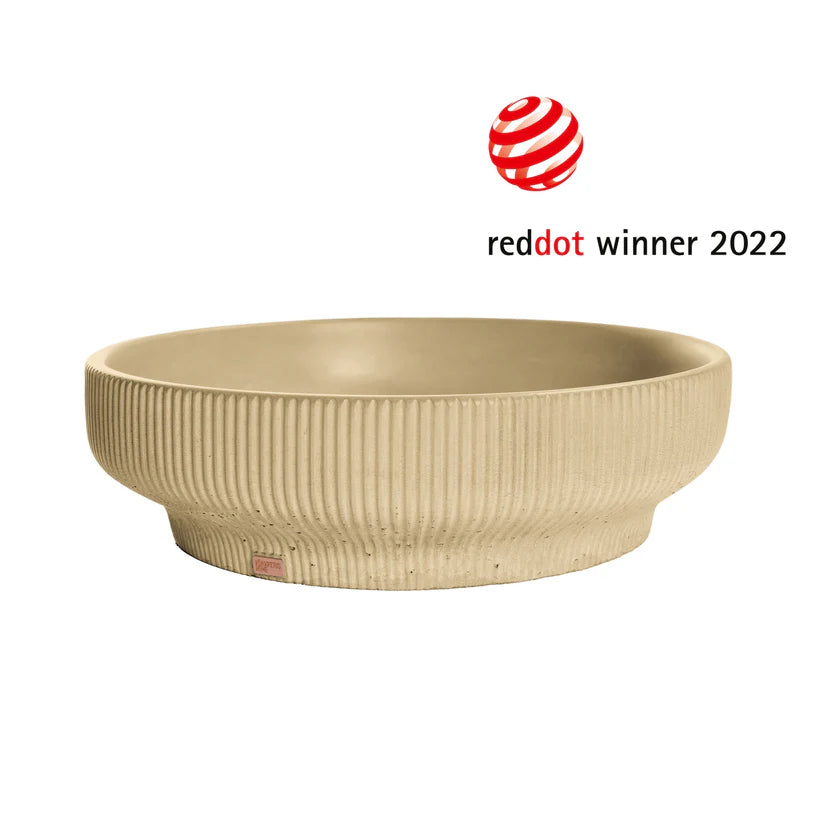 KONKRETUS Sink Lotus 01 – Handcrafted Concrete Sink (Red Dot Award Winner)