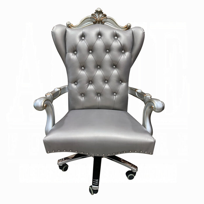 ACME Silver antique Versailles Executive Office Chair