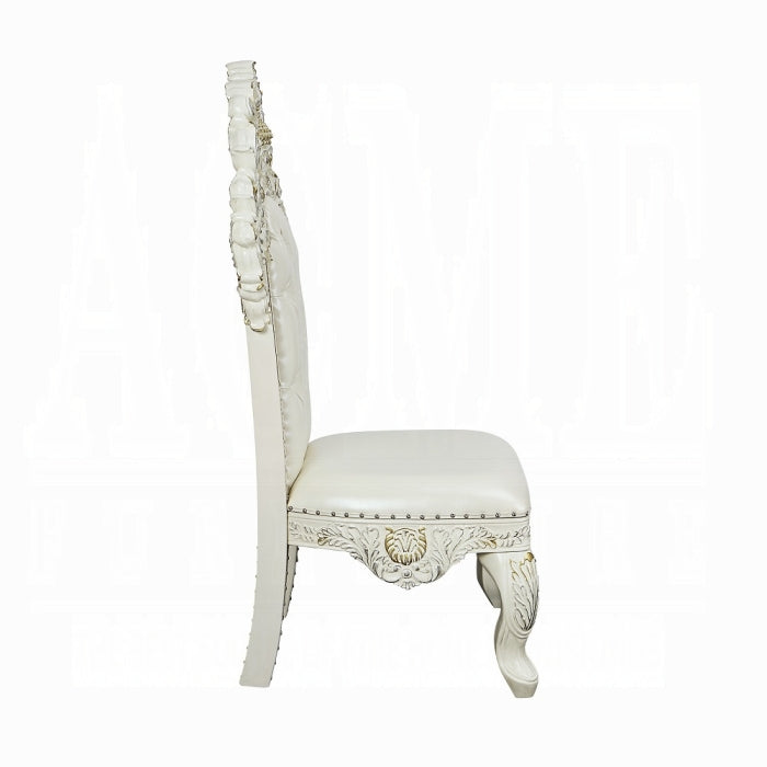 ACME White Adara Side Chair (Set-2)