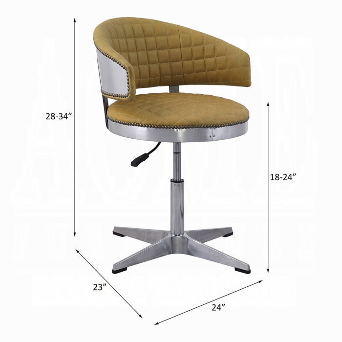 ACME Turmeric Brancaster Adjustable Stool W/Swivel