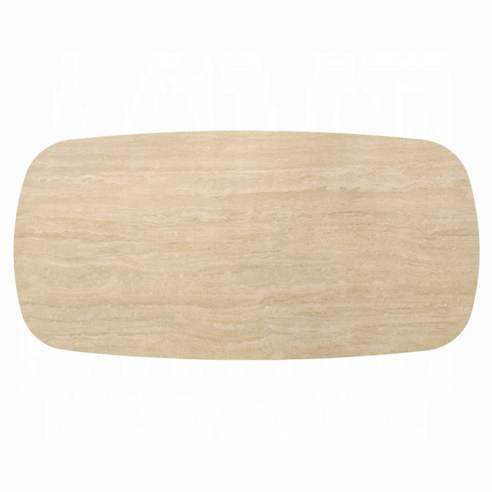 ACME Walnut Davita Dining Table w/Ceramic Top