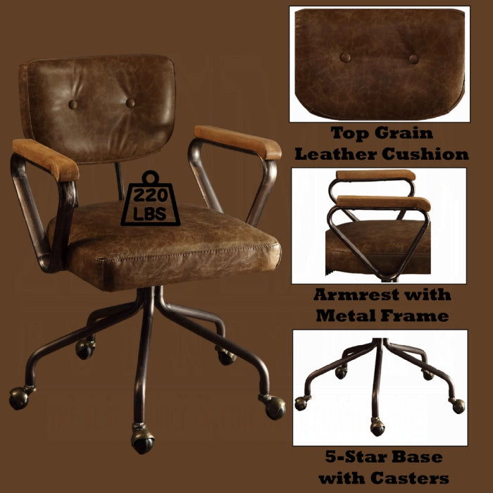 ACME Brown Hallie Office Chair
