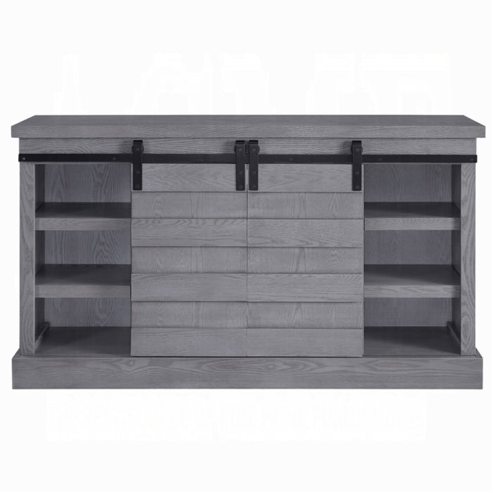 ACME Amrita Tv Stand W/Fireplace