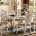 ACME Pearl White Chantelle Dining Table