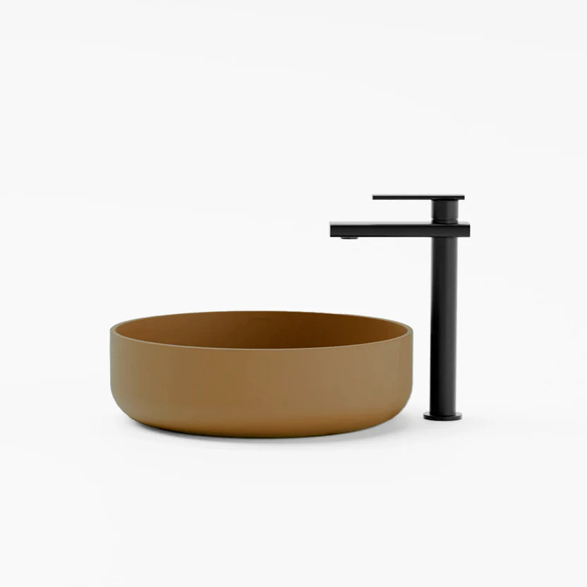 KONKRETUS Sink Fladd 02 – Handcrafted K2 Composite Concrete Sink