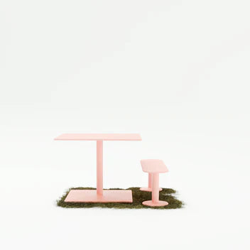 KONKRETUS KAFE Square Dining Table L – Handcrafted K2 Composite Concrete Dining Table
