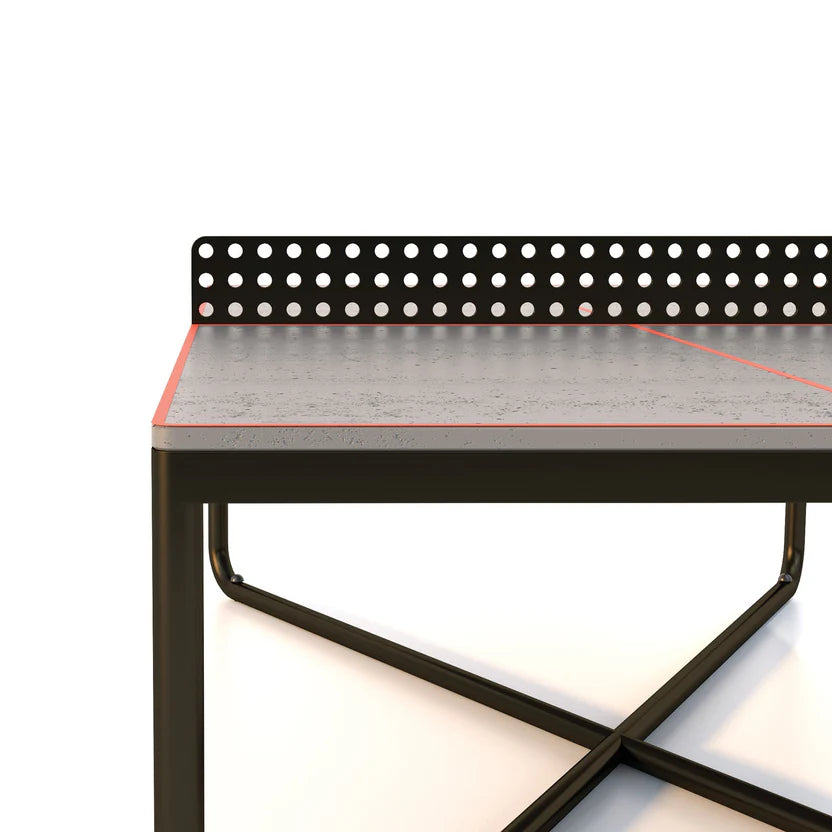KONKRETUS Appel Ping Pong Table – Handcrafted Concrete & Steel Game Table