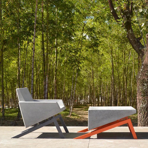 KONKRETUS Vinkel Coffee Table – Handcrafted Concrete & Steel Coffee Table