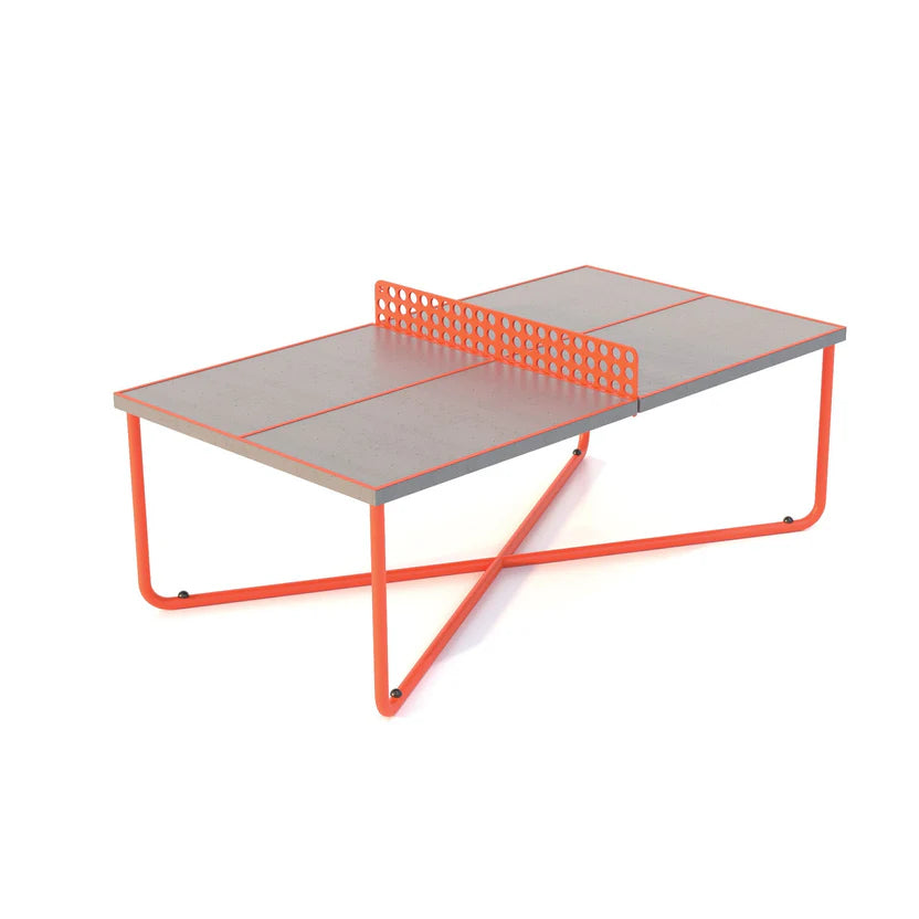 KONKRETUS Appel Ping Pong Kids Table – Handcrafted Concrete & Steel Table