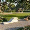 KONKRETUS Fungi End Bench – Handcrafted Concrete K1 Bench