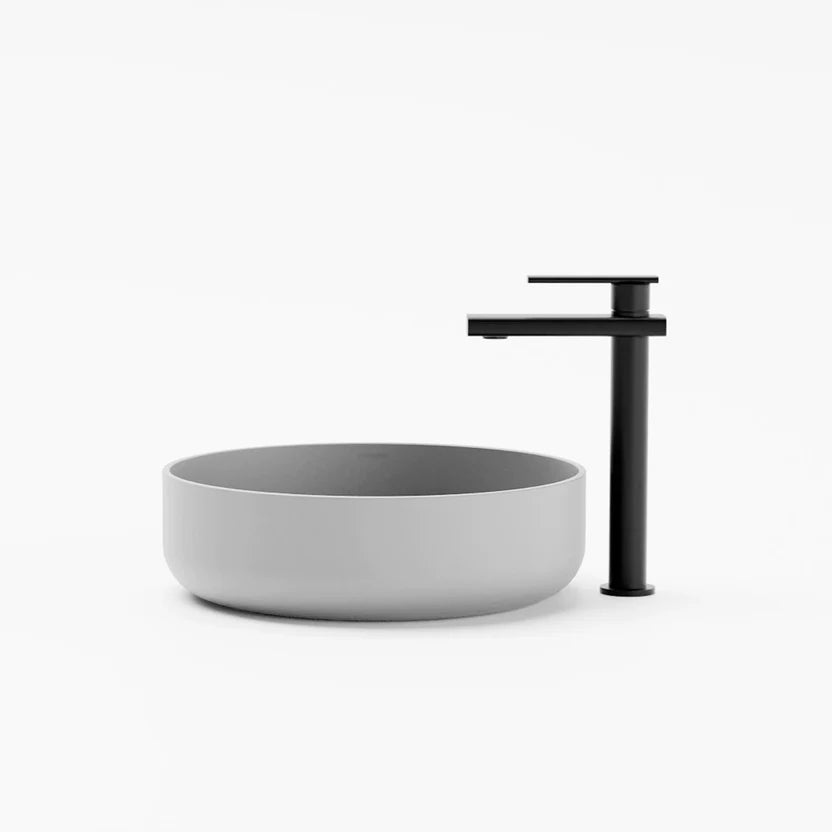 KONKRETUS Sink Fladd 02 – Handcrafted K2 Composite Concrete Sink