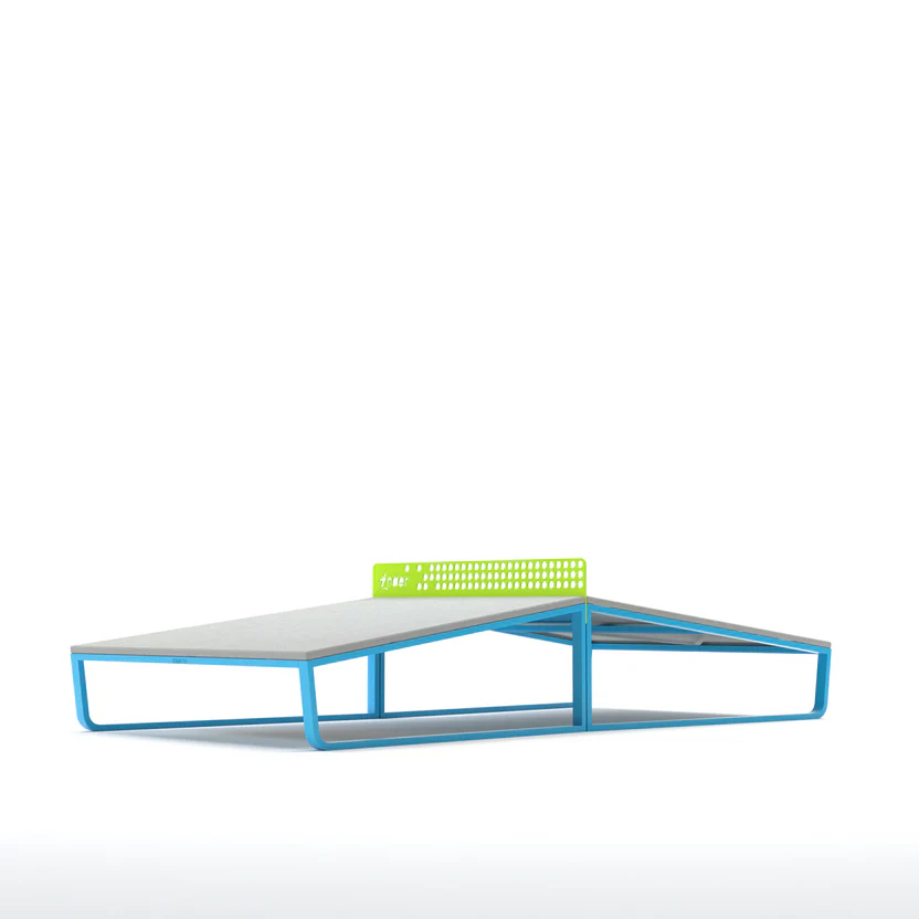 KONKRETUS Appel Soccer Tennis Table – Handcrafted Concrete & Steel Game Table