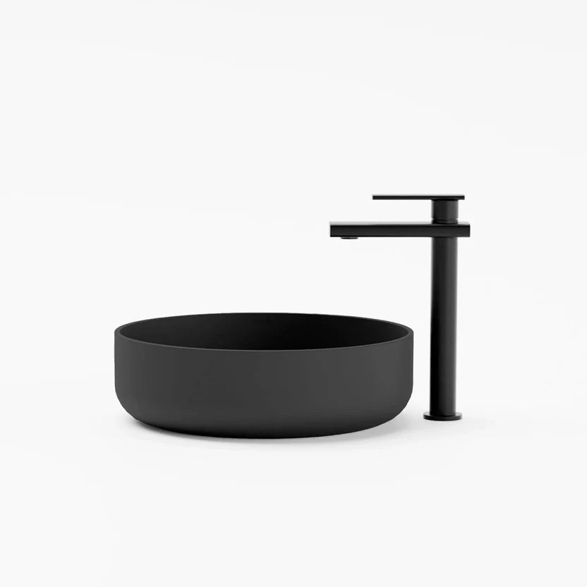 KONKRETUS Sink Fladd 02 – Handcrafted K2 Composite Concrete Sink