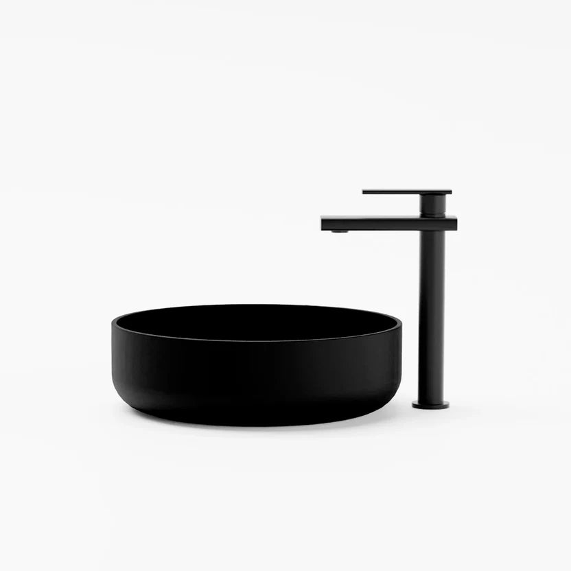 KONKRETUS Sink Fladd 02 – Handcrafted K2 Composite Concrete Sink