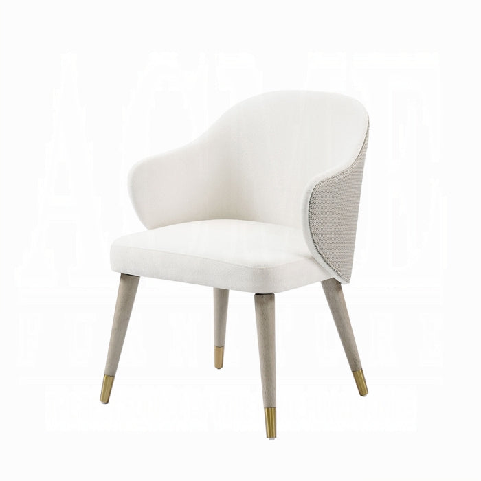 ACME Gray Oak Charity Side Chair (Set-2)
