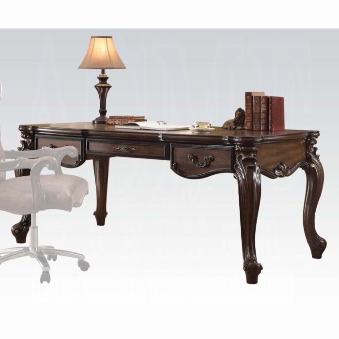 ACME Cherry Oak Versailles Executive Writing Desk