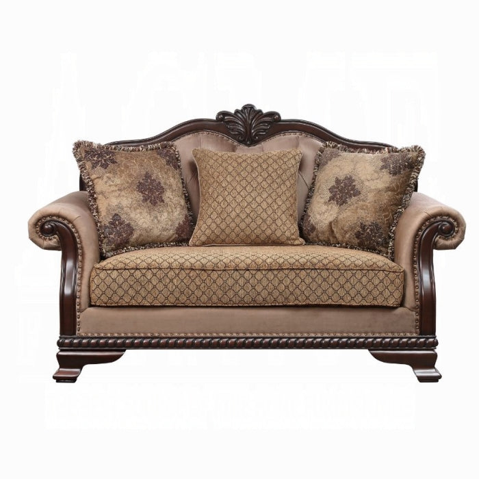 ACME Chateau De Ville Loveseat W/3 Pillows