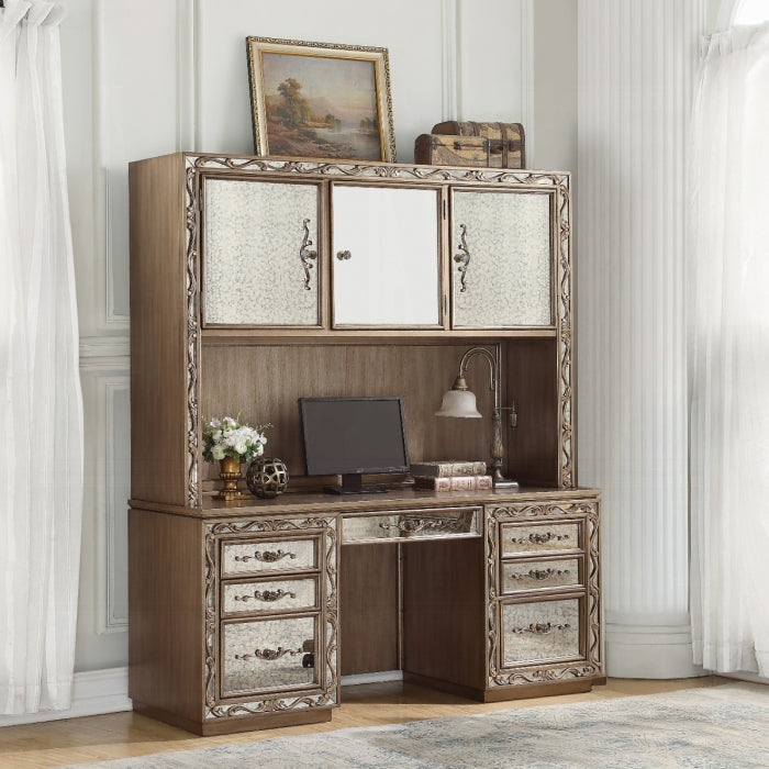ACME Orianne Executive Computer Desk W/Hutch