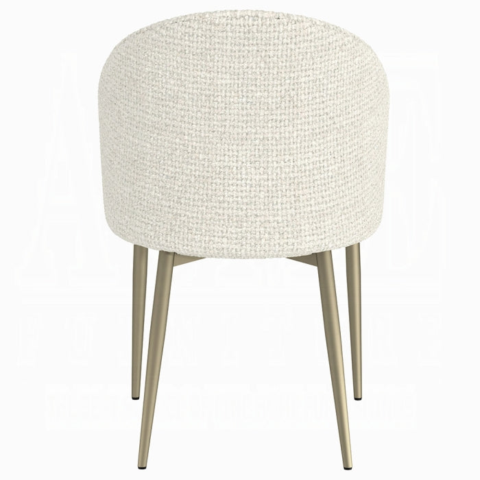 ACME White Cora Side Chair (Set-2)