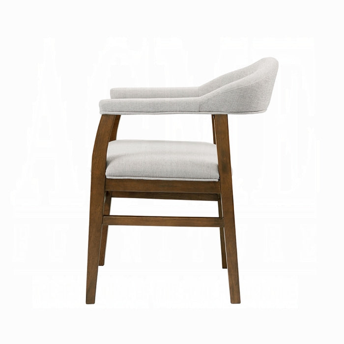 ACME Dark Walnut Darcy Arm Chair (Set-2)