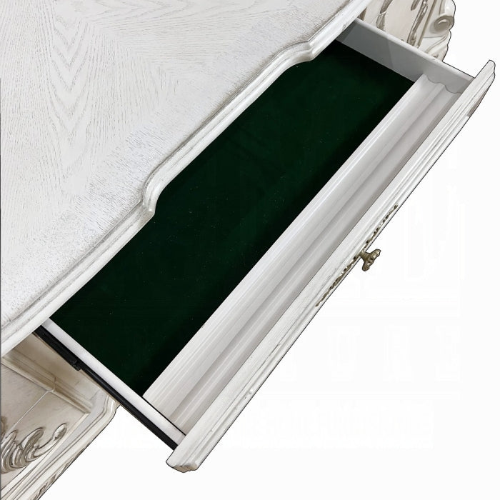 ACME White Dresden Executive Writing Desk