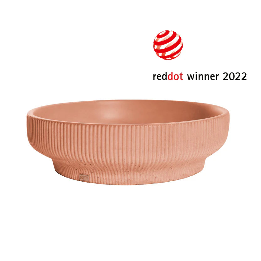 KONKRETUS Sink Lotus 01 – Handcrafted Concrete Sink (Red Dot Award Winner)