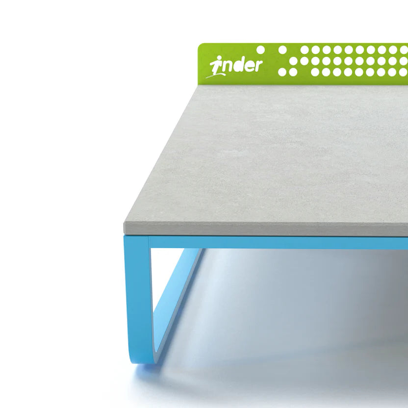 KONKRETUS Appel Soccer Tennis Table – Handcrafted Concrete & Steel Game Table