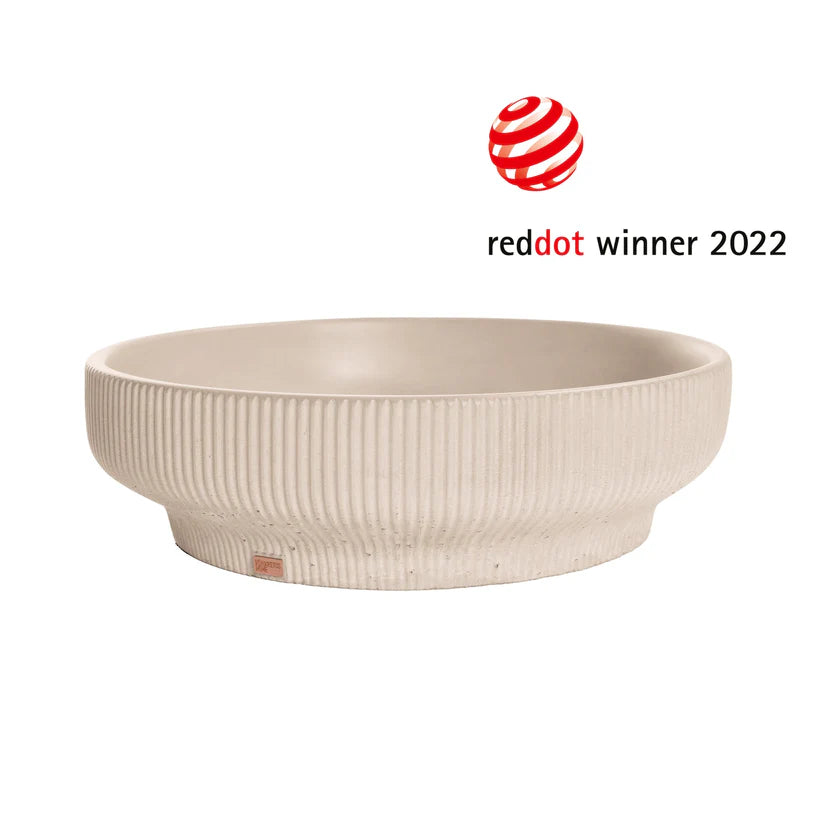 KONKRETUS Sink Lotus 01 – Handcrafted Concrete Sink (Red Dot Award Winner)