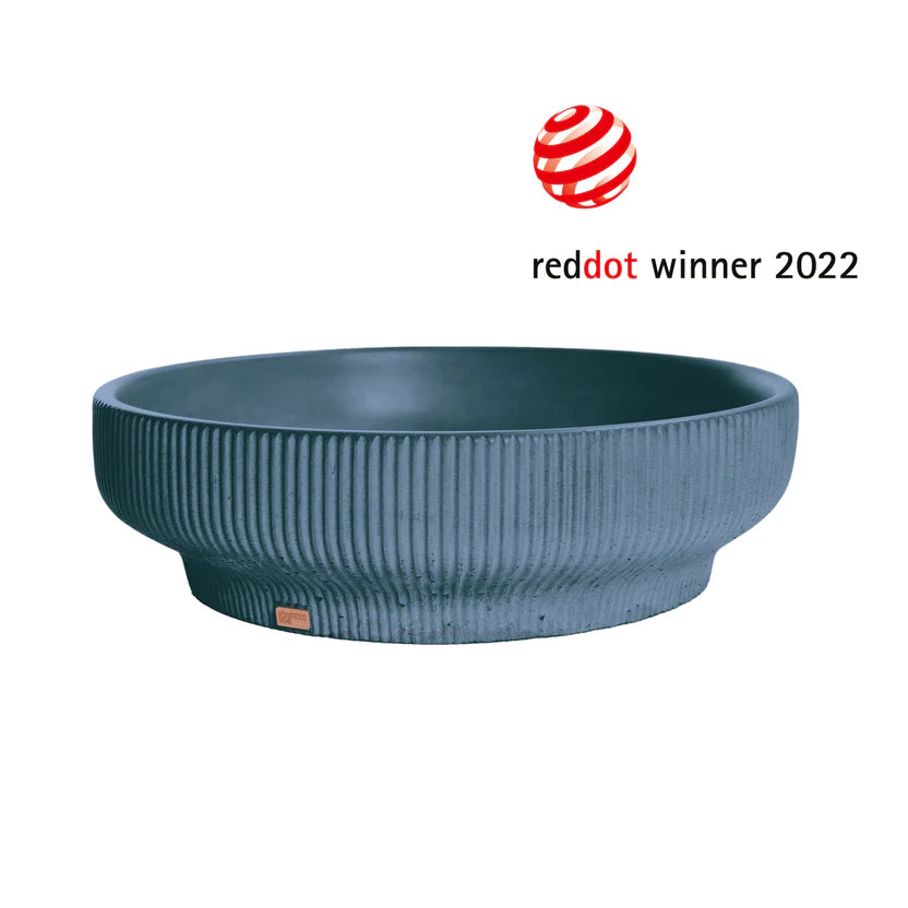 KONKRETUS Sink Lotus 01 – Handcrafted Concrete Sink (Red Dot Award Winner)