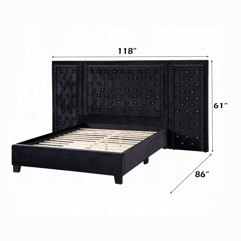 ACME Black Damazy Queen Bed