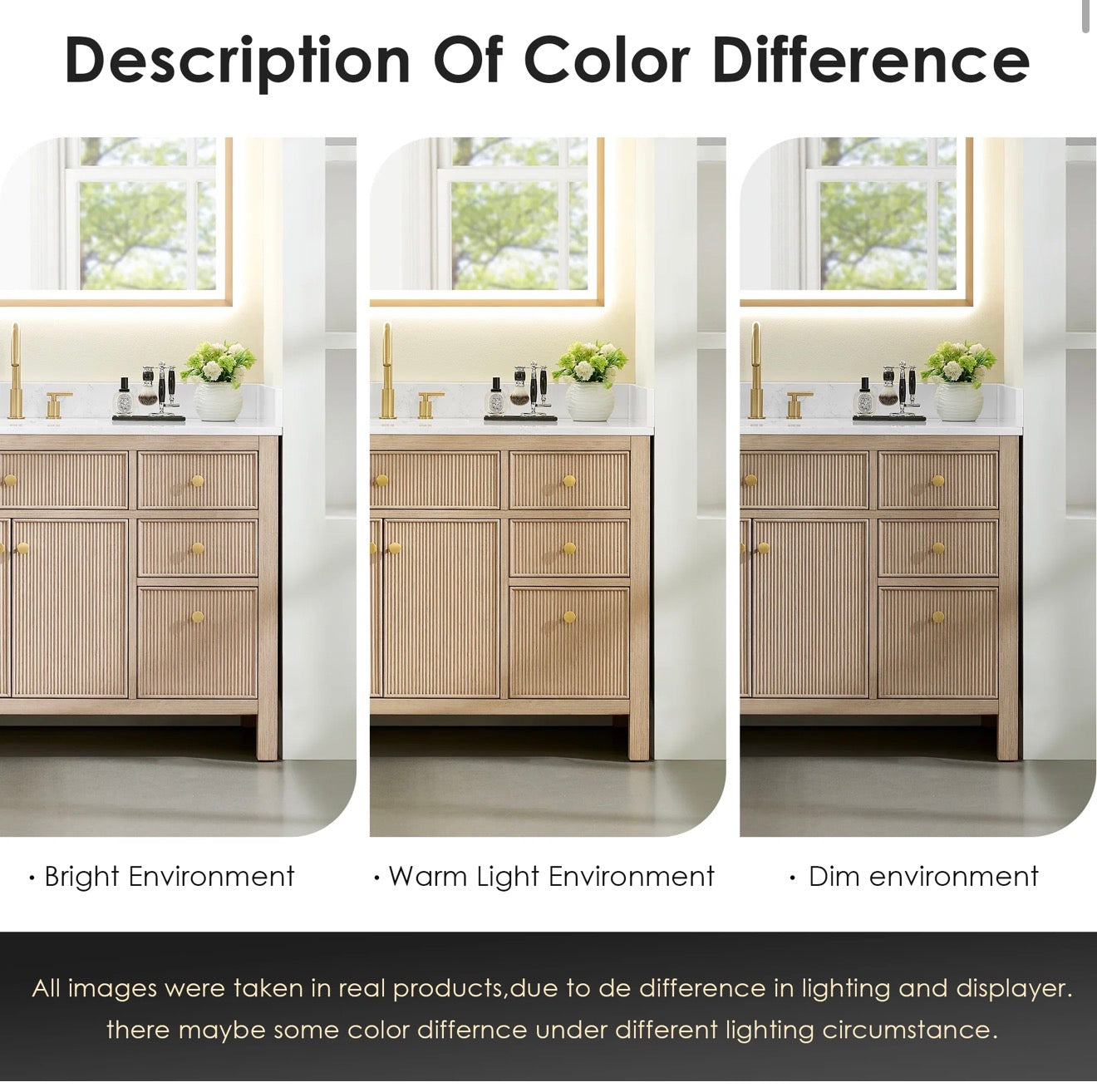 Altair Cerrito 24" Single Bathroom Vanity with White Ceramic Integrated Sink without Mirror