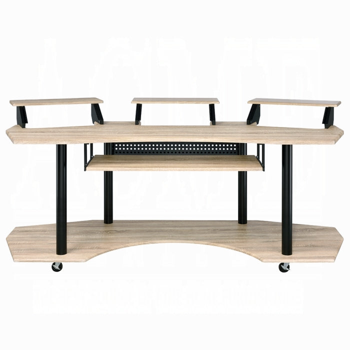 ACME Oak Eleazar 83" Music Studio Desk