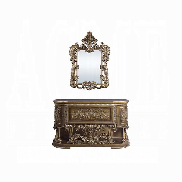 ACME Brown Gold Finish Constantine Server