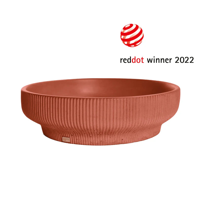 KONKRETUS Sink Lotus 01 – Handcrafted Concrete Sink (Red Dot Award Winner)