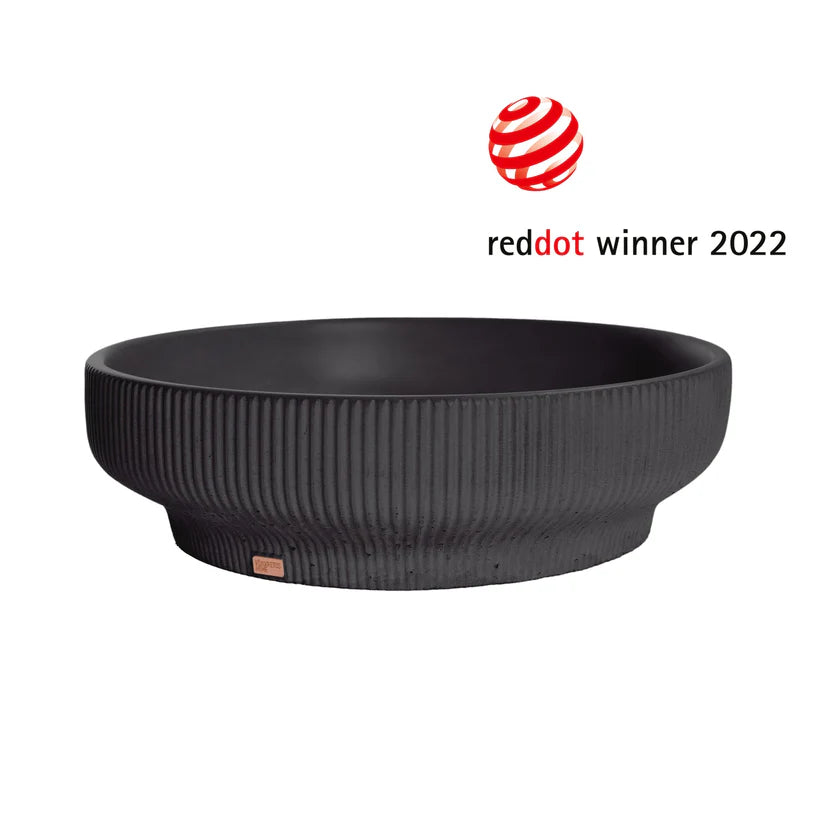 KONKRETUS Sink Lotus 01 – Handcrafted Concrete Sink (Red Dot Award Winner)