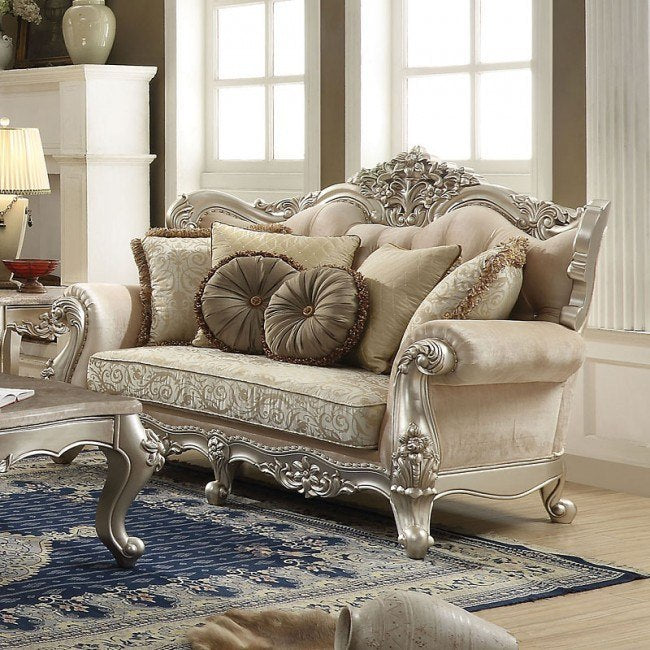 ACME Bently Loveseat W/5 Pillows