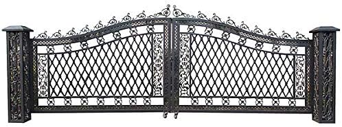 AFD Home KC Bridgeton Moore Aluminum Wide Driveway Left Post